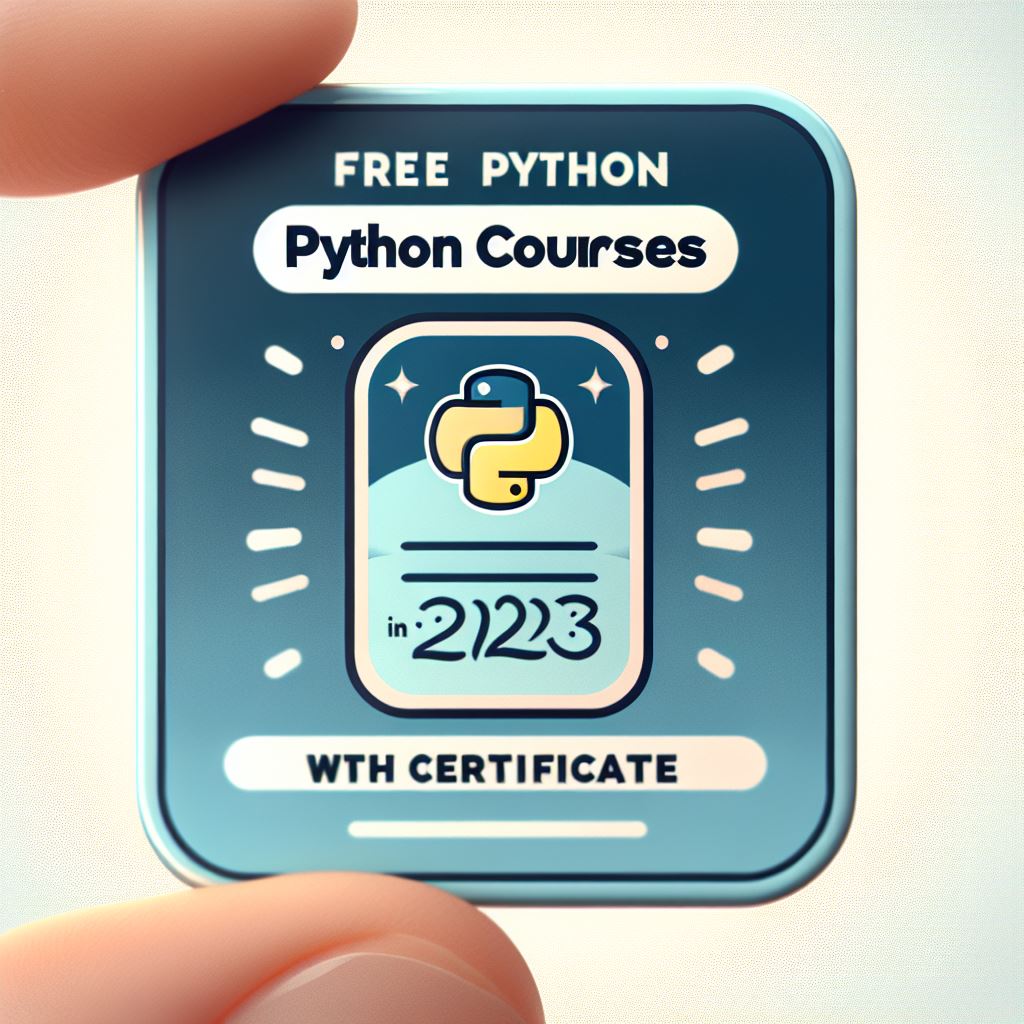 Free Python Courses with Certificate in 2023 - codewithdrzeeshanbhatti.com